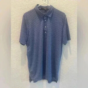Ralph Lauren blue striped men’s large polo